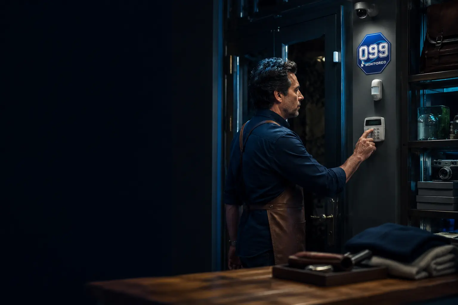Alarmas para comercios con monitoreo humano 24/7 con 099 Monitoreo