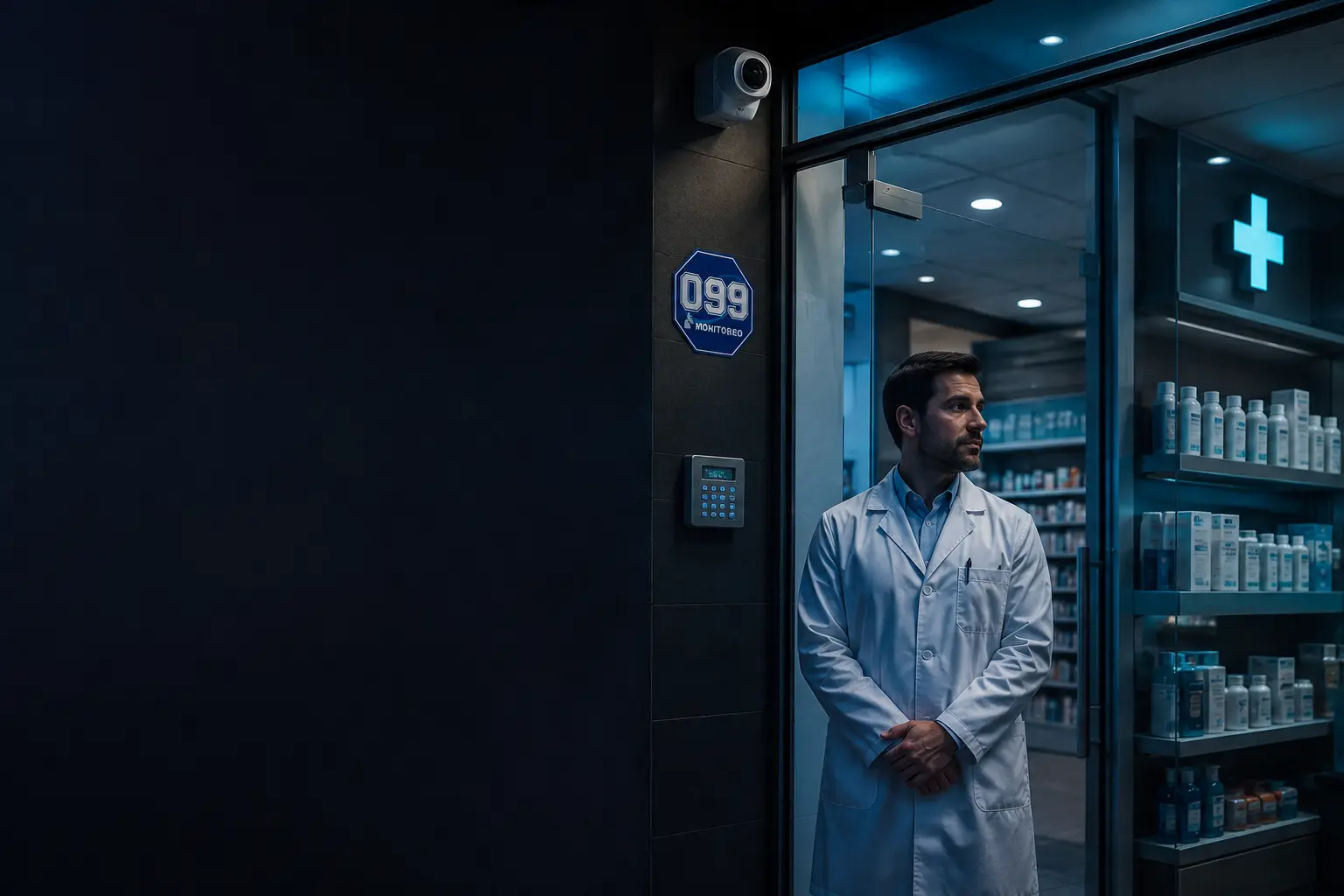 Seguridad para farmacias: protegé caja, stock y accesos con 099 Monitoreo